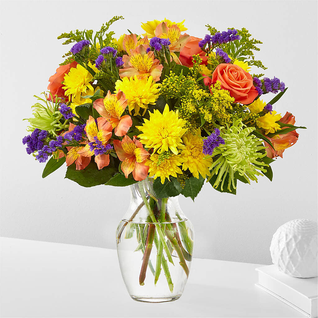 Marmalade Skies Bouquet – Flowerland, Athol MA