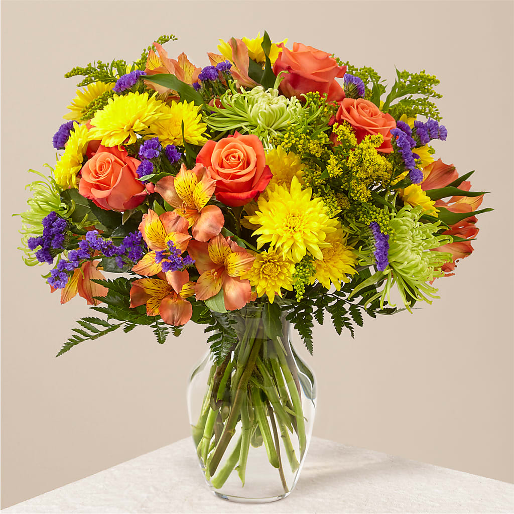 Marmalade Skies Bouquet – Flowerland, Athol MA