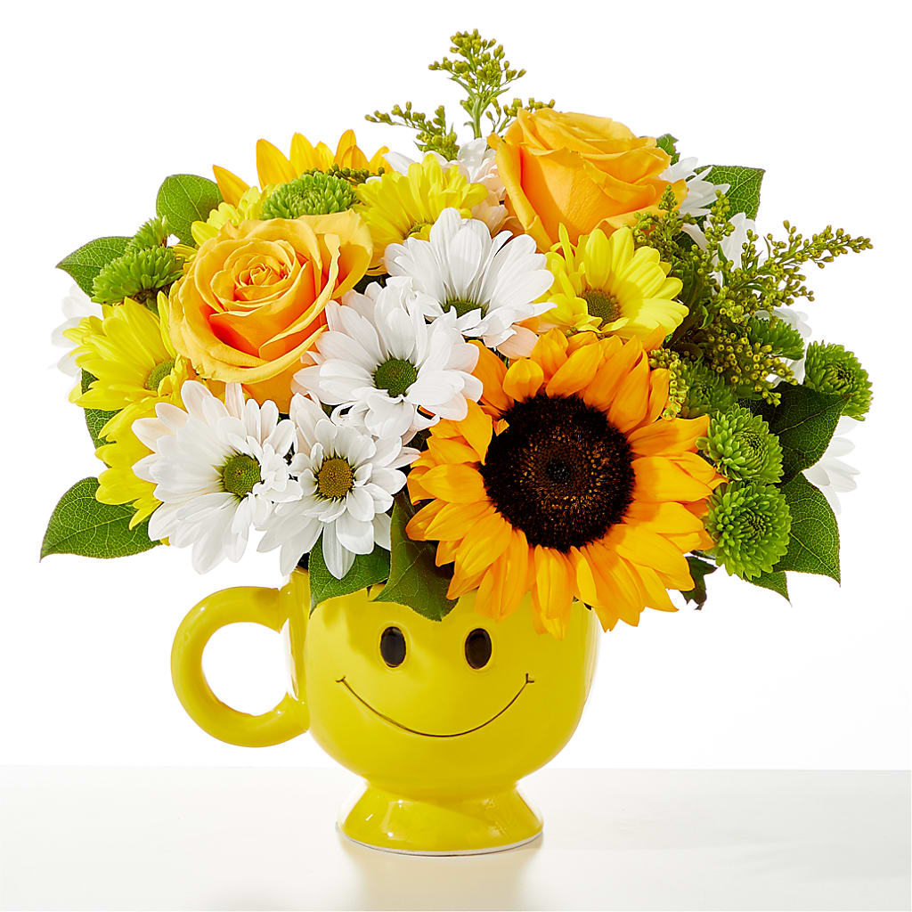 Be Happy Bouquet – Flowerland, Athol MA
