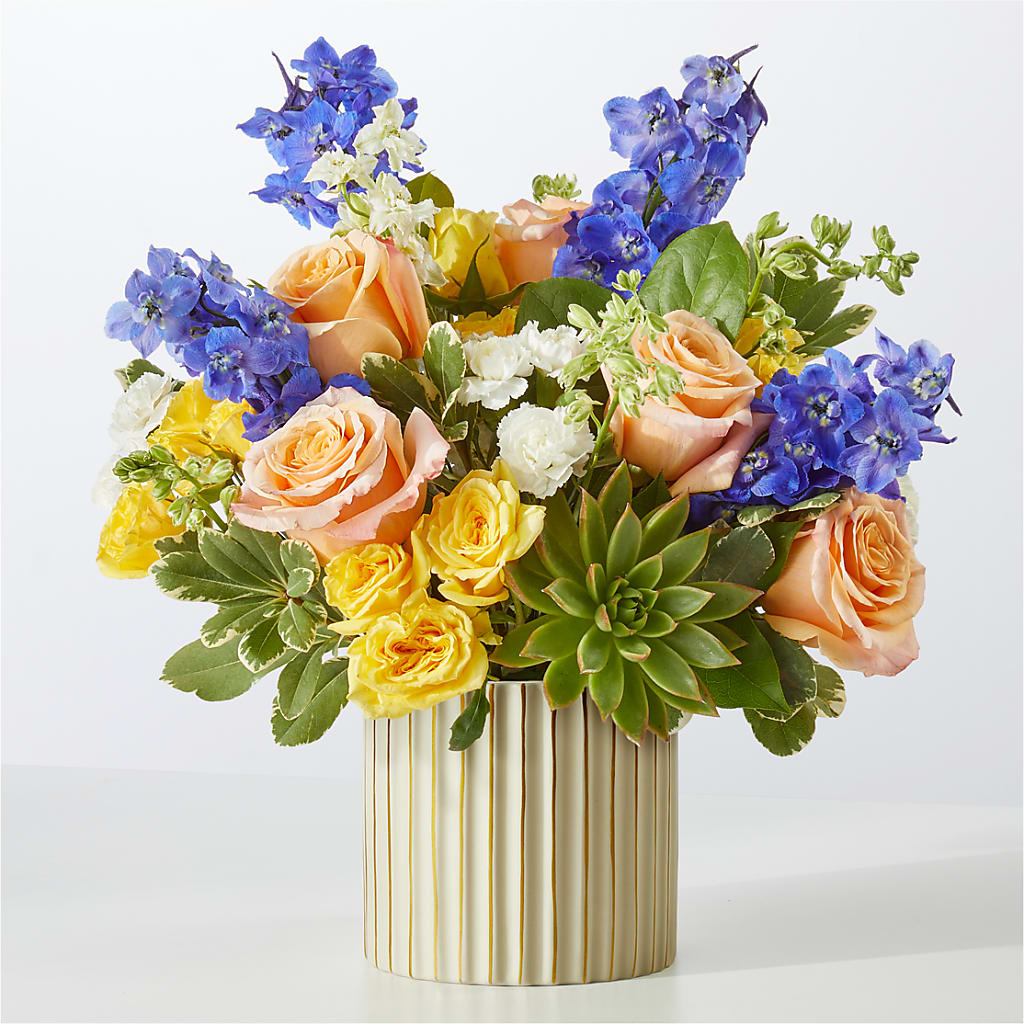 Cobalt Reverie Bouquet – Flowerland, Athol MA