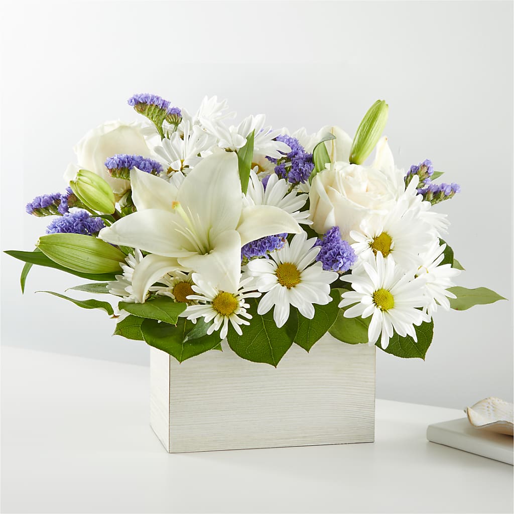 Beyond Blue Box Bouquet – Flowerland, Athol MA