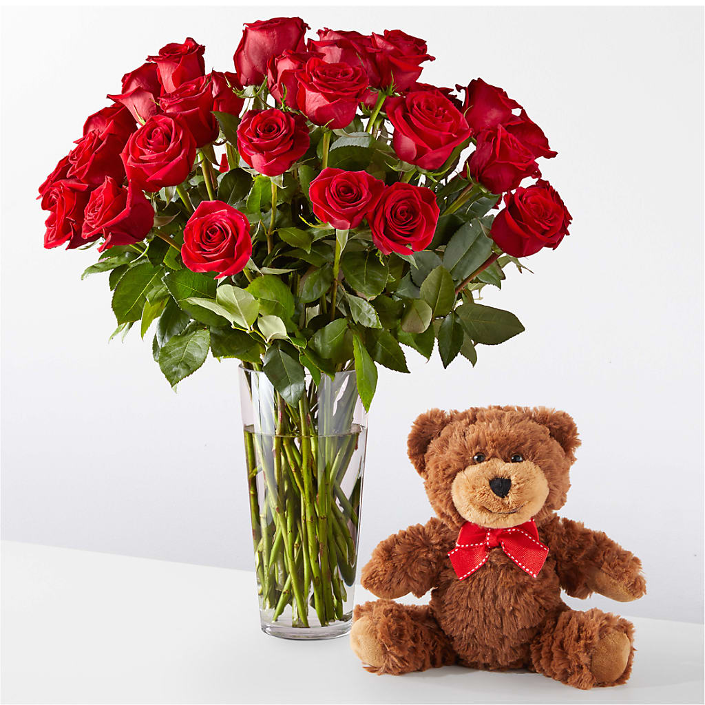 Romantic Long Stem Red Rose Bouquet Bundles – Flowerland, Athol MA