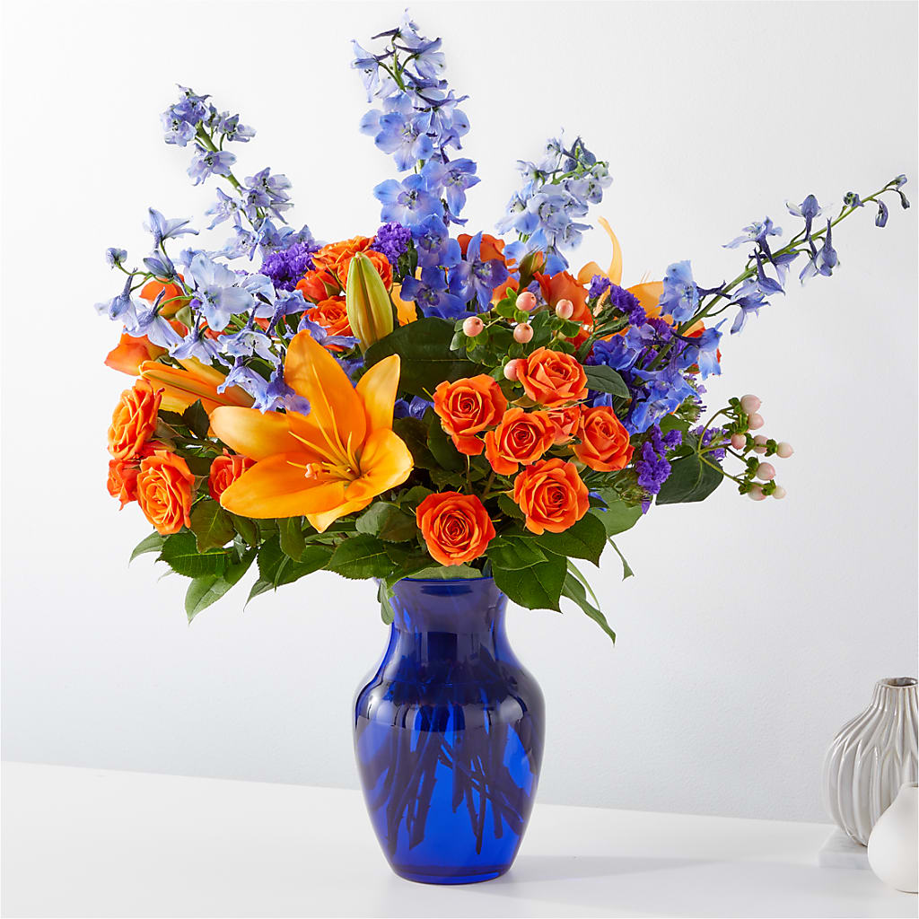 Radiant Citrus Bouquet – Flowerland, Athol MA