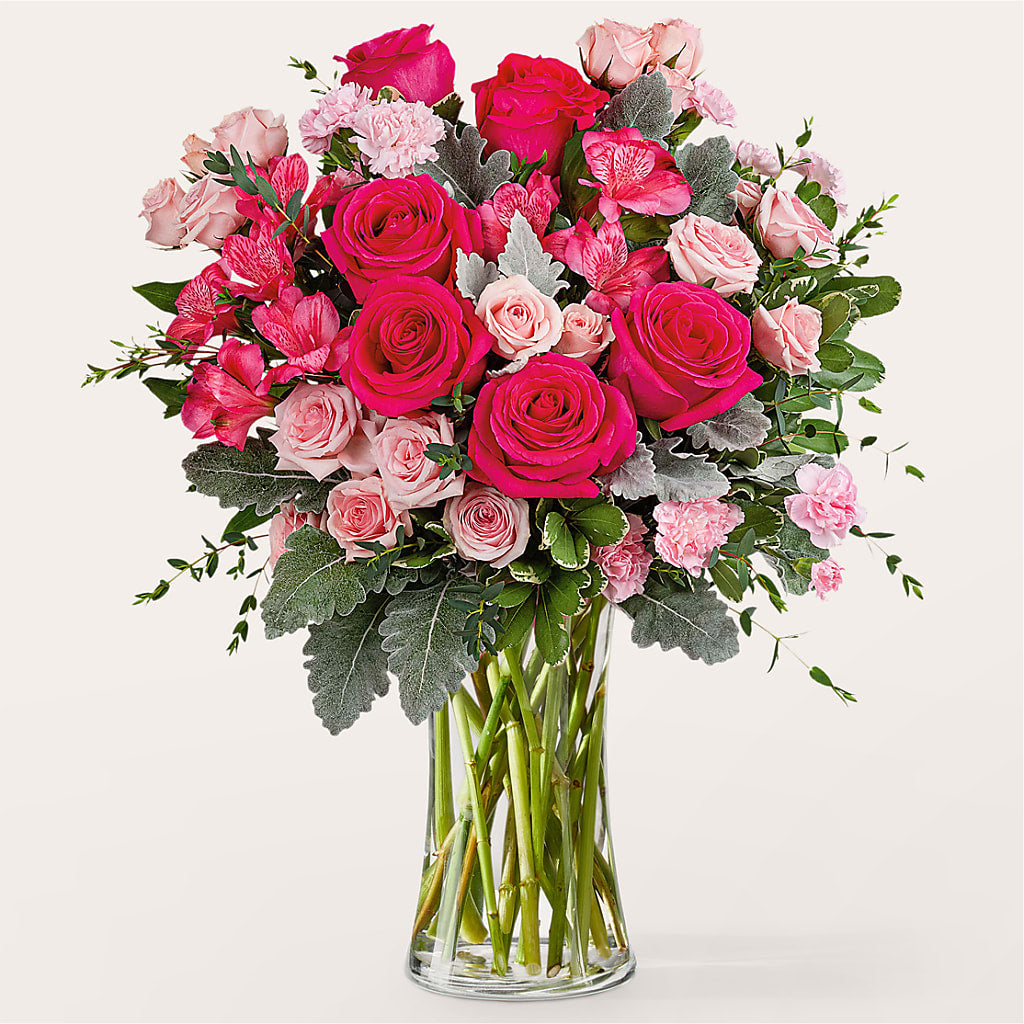 Tickled Pink Bouquet – Flowerland, Athol MA