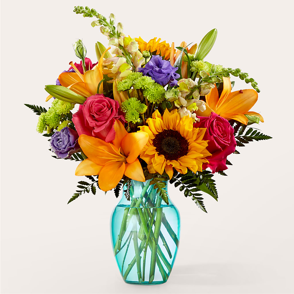 Double Rainbow Bouquet – Flowerland, Athol MA