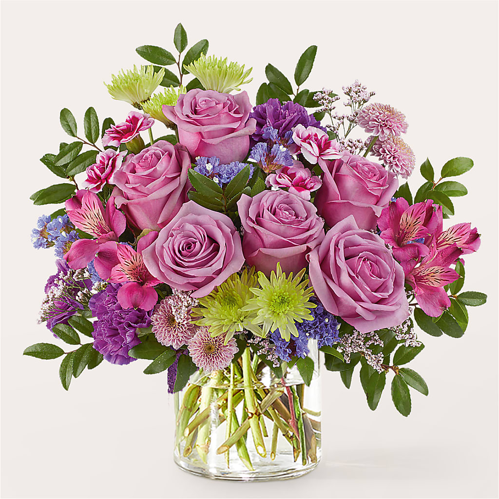 Glass Half Full Bouquet – Flowerland, Athol MA