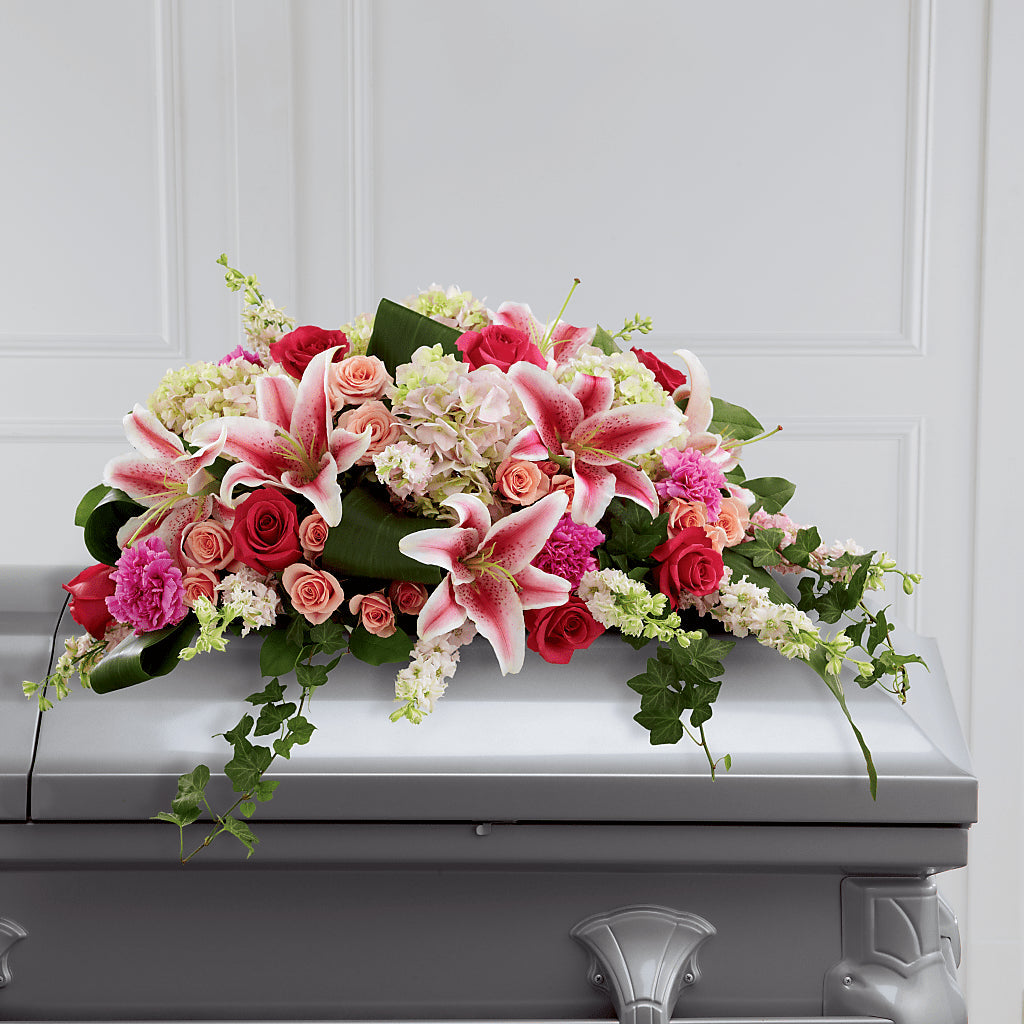 Splendid Grace Casket Spray – Flowerland, Athol MA