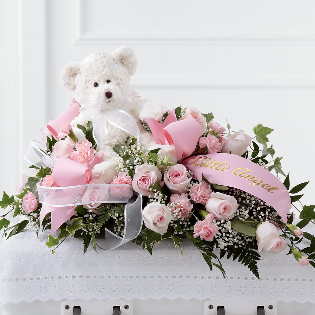 Touch of Sympathy Casket Spray – Flowerland, Athol MA