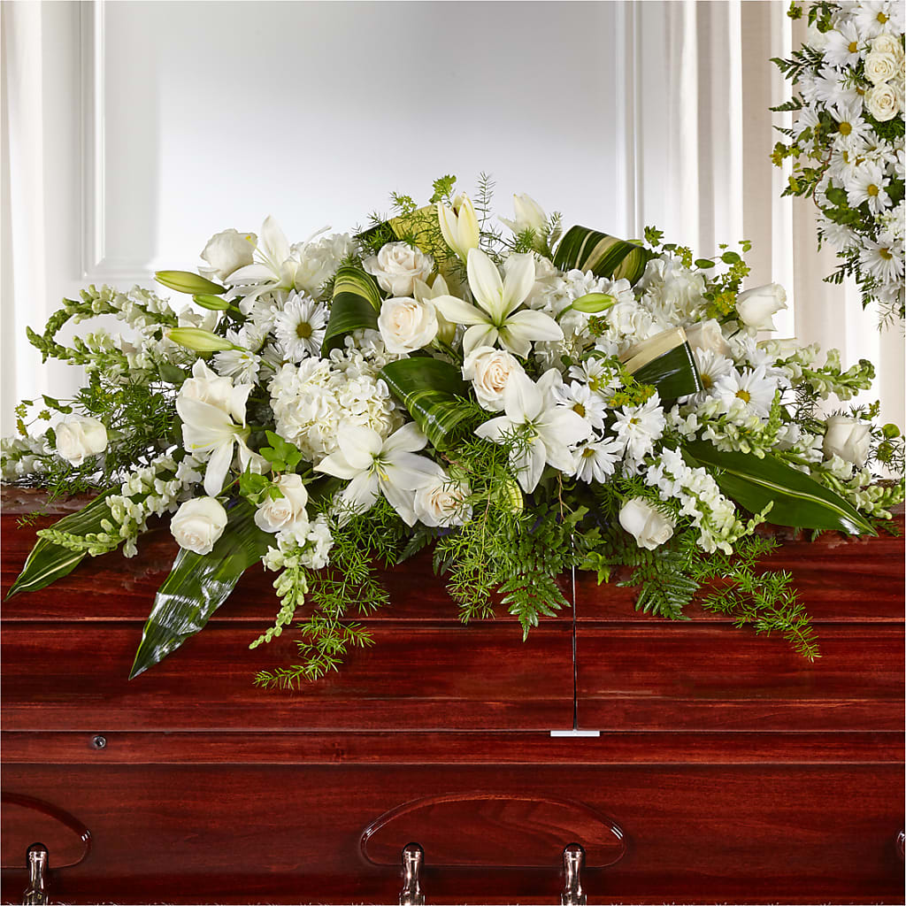 Abundance Casket Spray – Flowerland, Athol MA