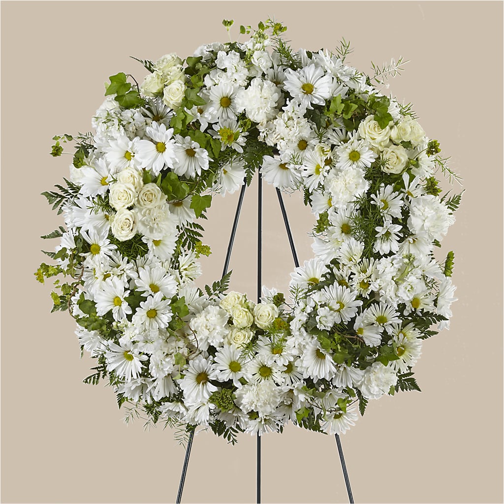 Faithful Wishes Wreath – Flowerland, Athol MA