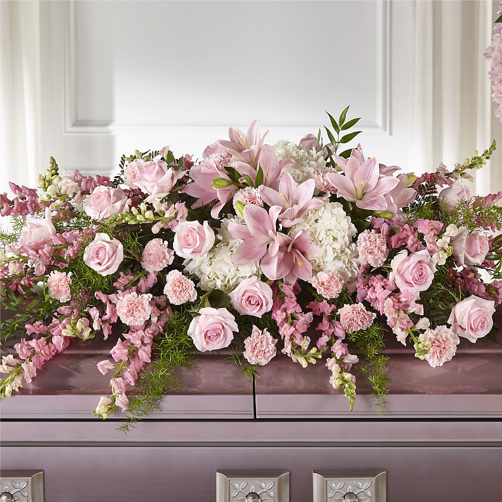 Life & Remembrance Casket Spray – Flowerland, Athol MA