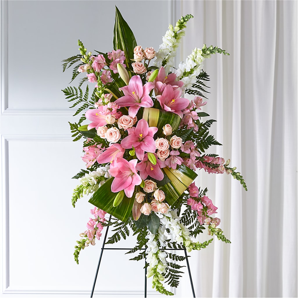 Elegant Embrace Standing Spray – Flowerland, Athol MA