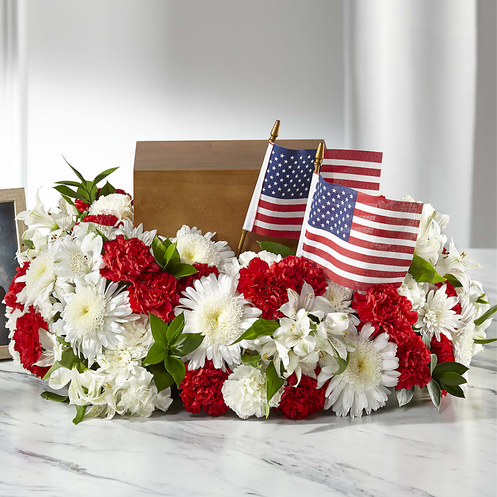 Spirit of Patriotism Cremation Adornment – Flowerland, Athol MA