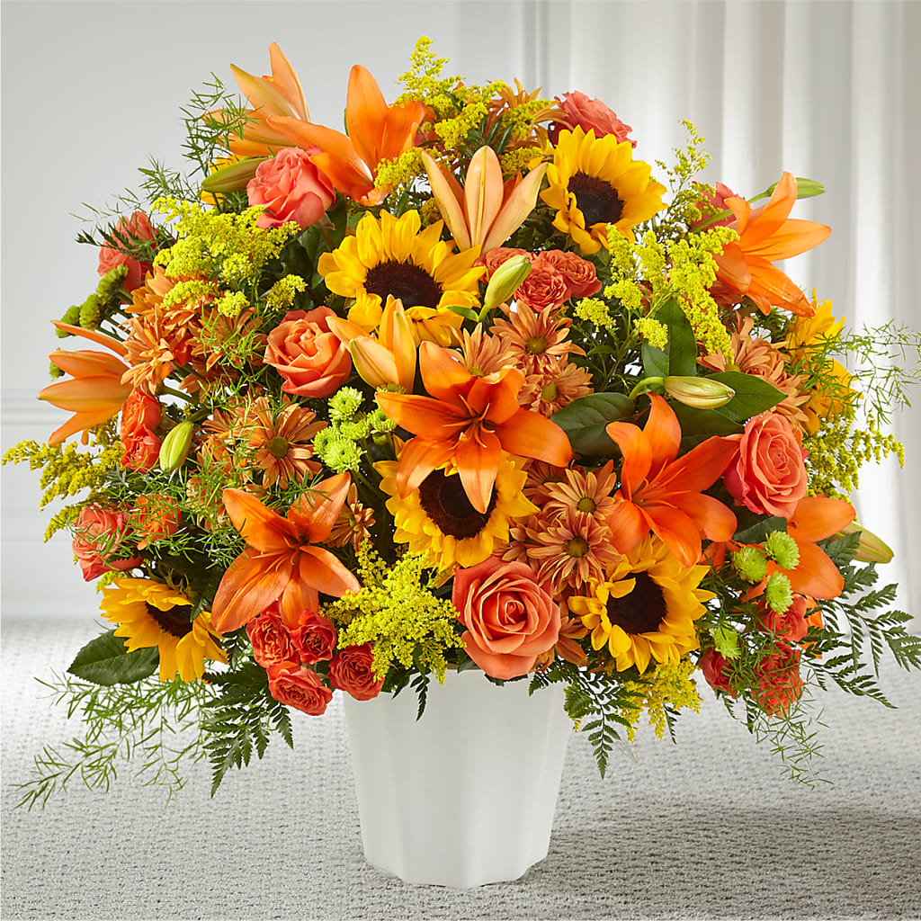Harvest Thoughts Floor Basket – Flowerland, Athol MA