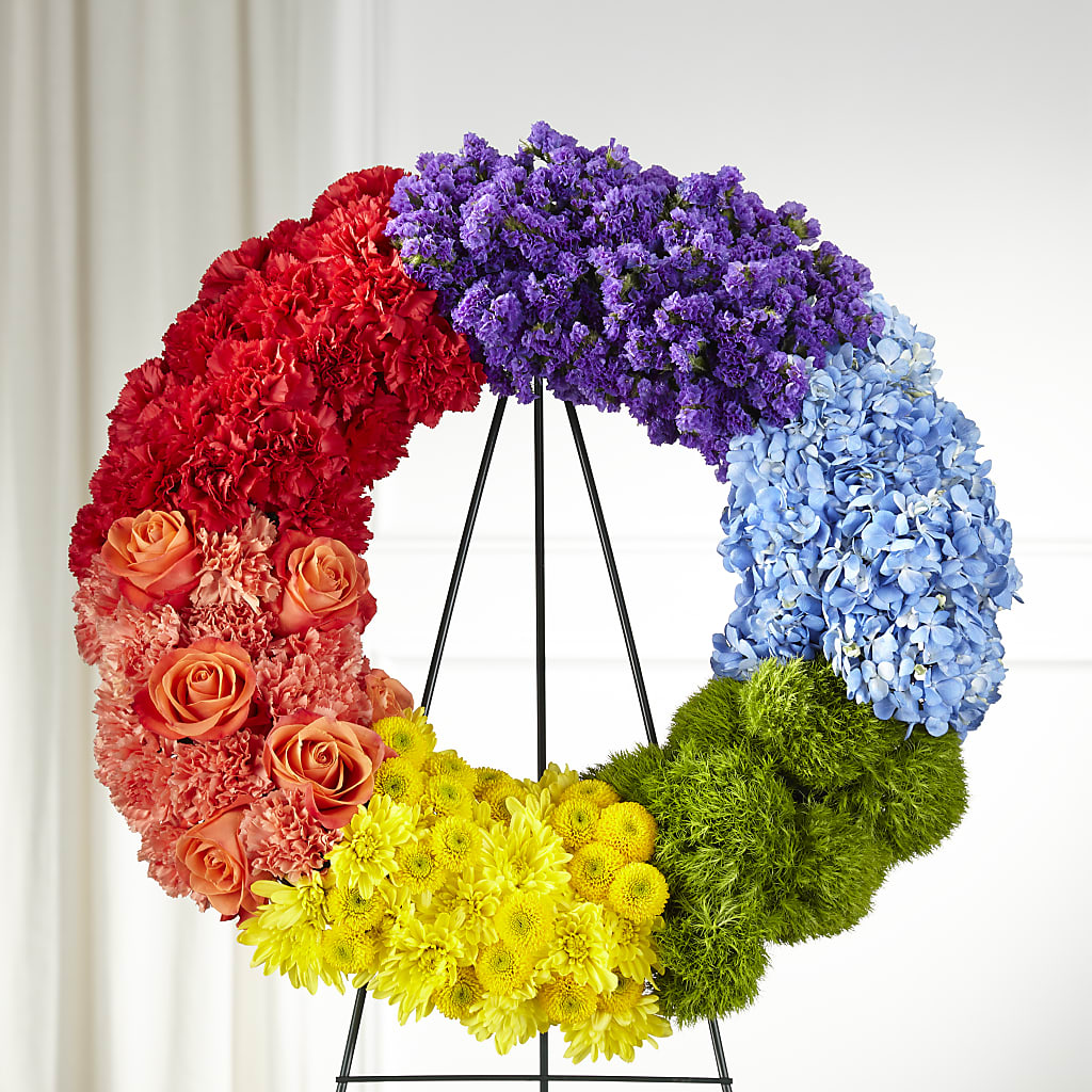 Circle of Love Wreath – Flowerland, Athol MA