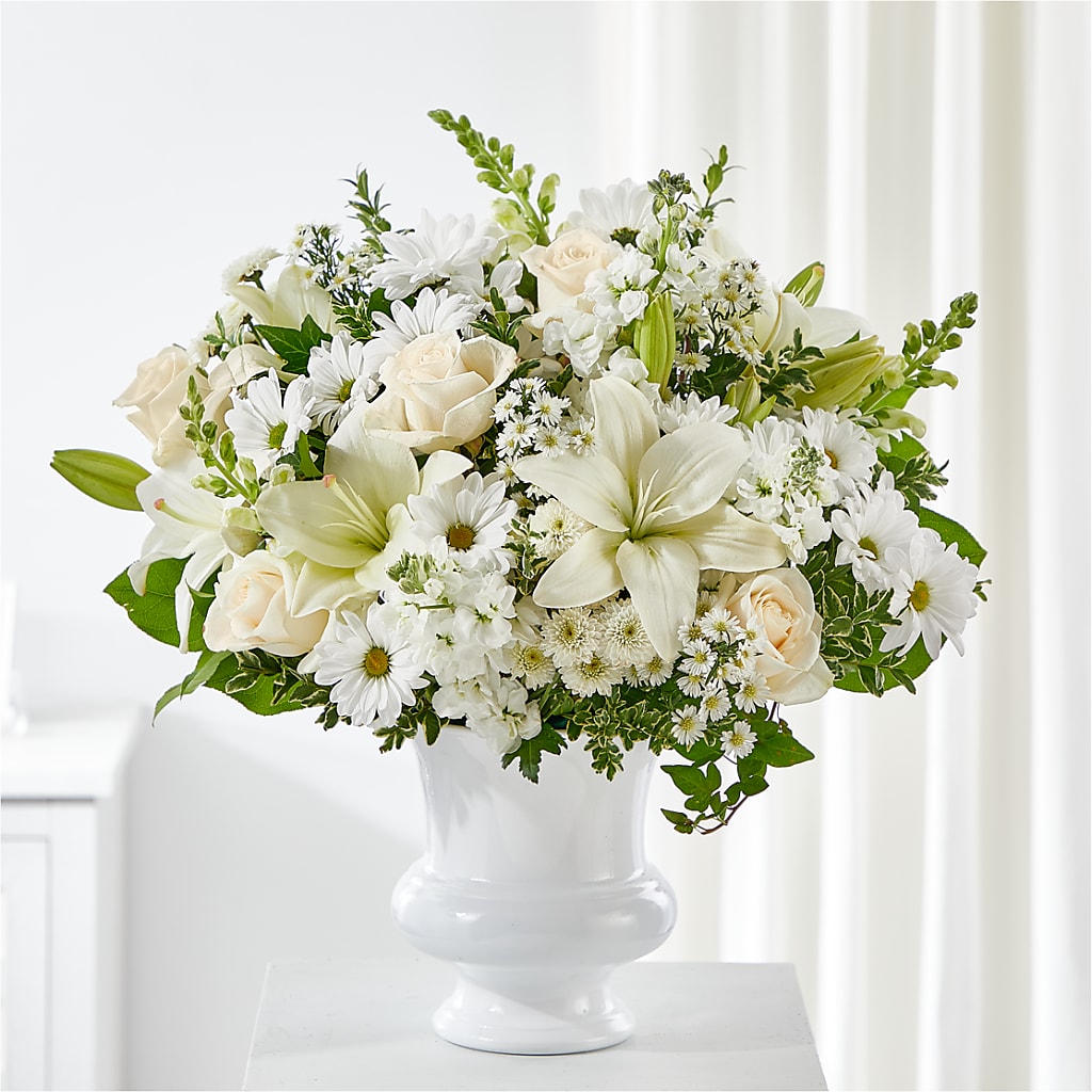 Uplifting Urn Arrangement – Flowerland, Athol MA