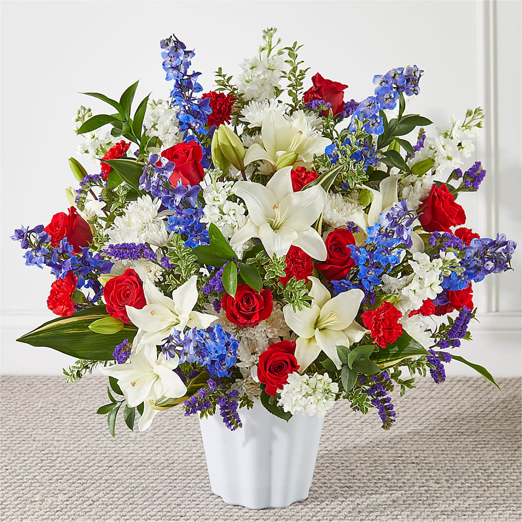 Consoled Floor Basket – Flowerland, Athol MA