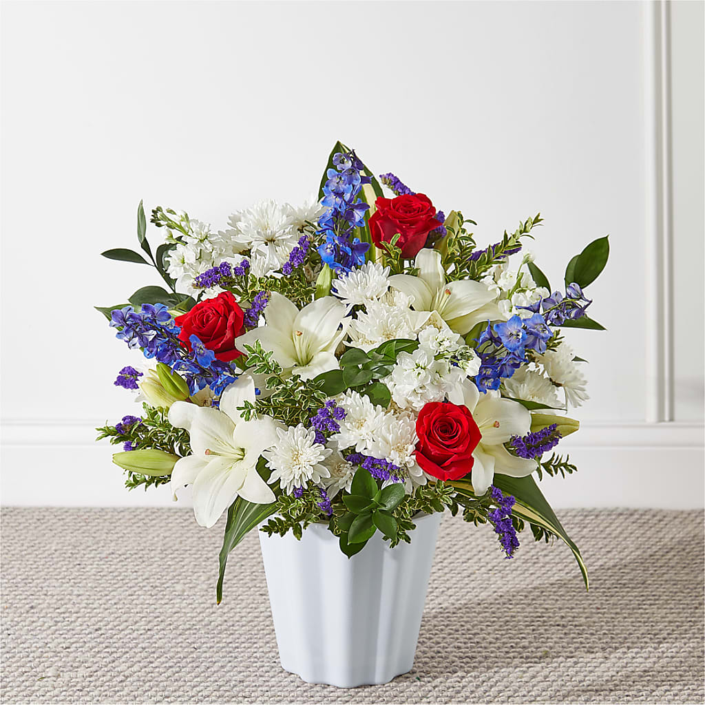 Consoled Floor Basket – Flowerland, Athol MA