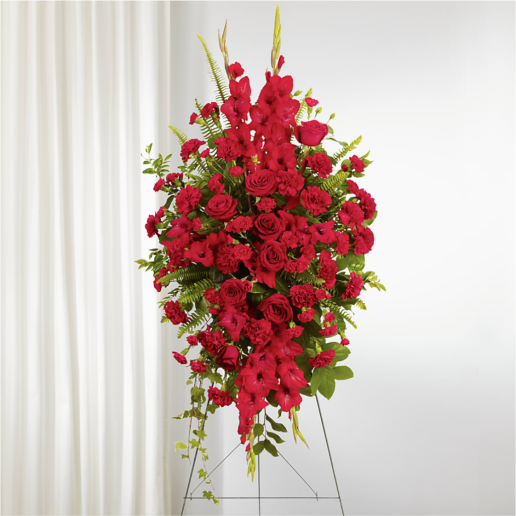 From the Heart Standing Spray – Flowerland, Athol MA