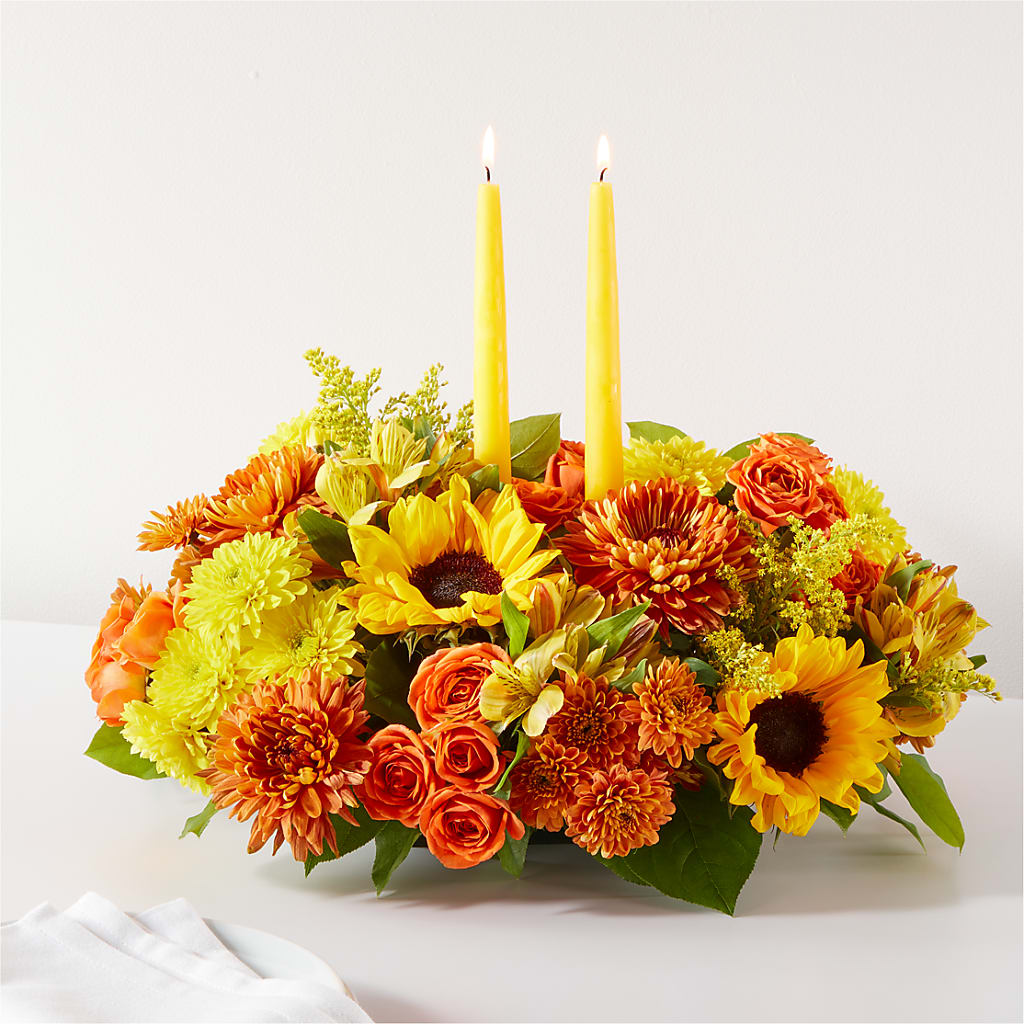 Autumn Harmony Centerpiece – Flowerland, Athol MA
