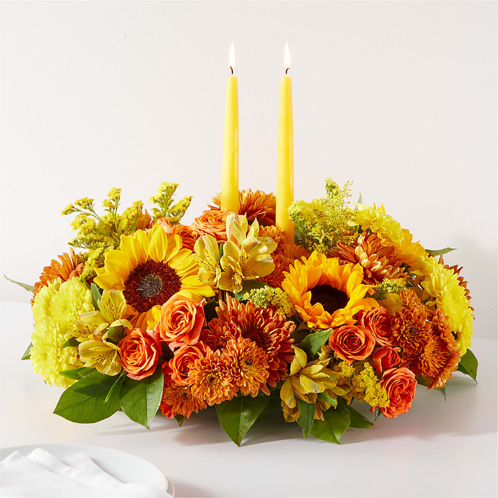 Autumn Harmony Centerpiece – Flowerland, Athol MA