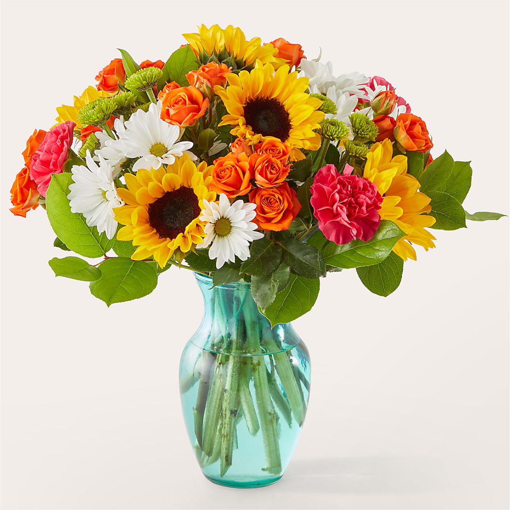 Sun-drenched Blooms Bouquet – Flowerland, Athol MA