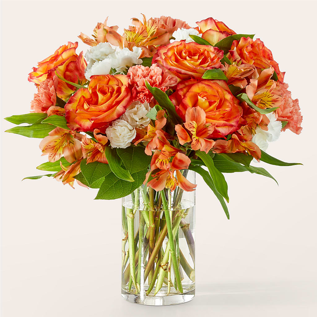 Apricot Glow Bouquet – Flowerland, Athol MA