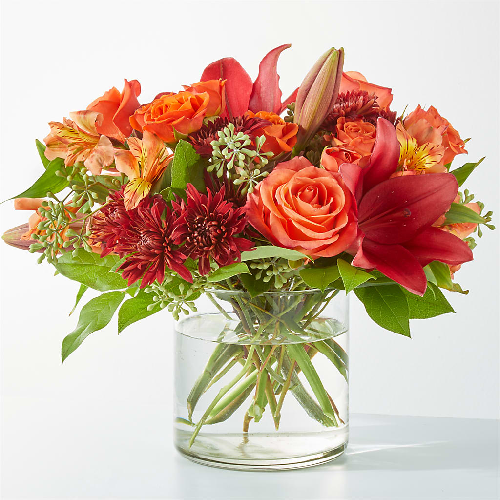 Crimson Leaves Bouquet – Flowerland, Athol MA