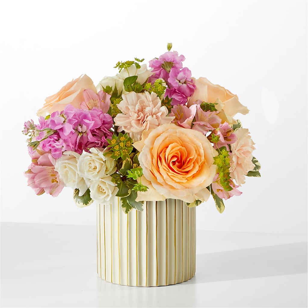 Paradise Bouquet with Ivory Vase – Flowerland, Athol MA