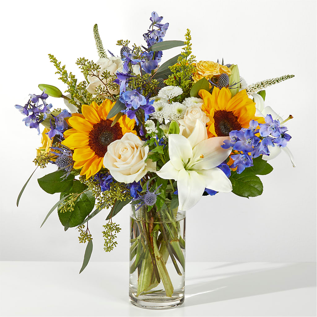 Wonderfully Sunny Bouquet – Flowerland, Athol MA