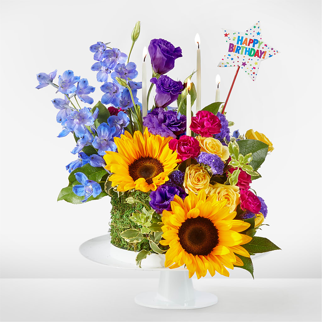 Star of the Day Floral Cake – Flowerland, Athol MA