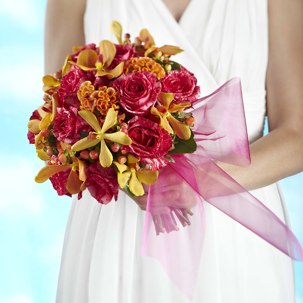 Brilliant Shades of Love Bouquet – Flowerland, Athol MA