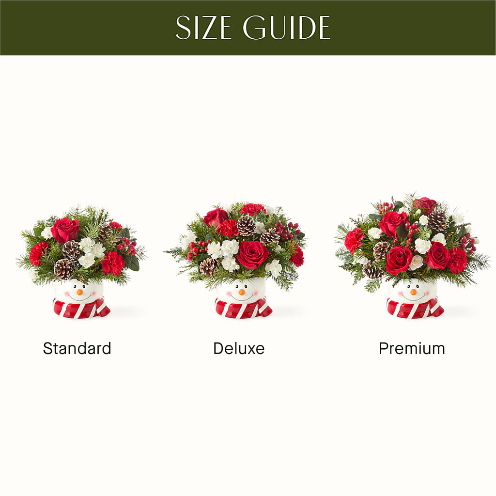 Jolly Snowman Bouquet –  Flowerland, Athol MA