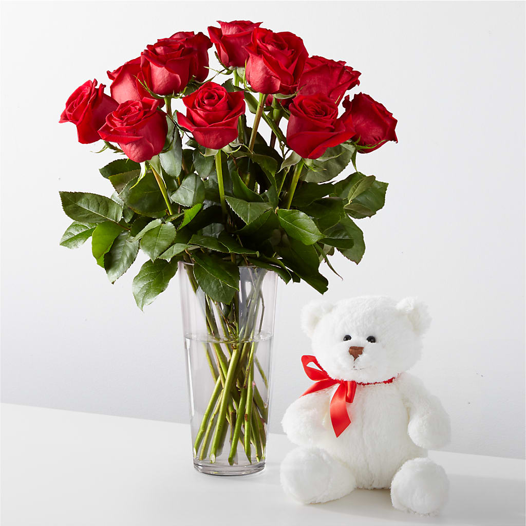 Romantic Long Stem Red Rose Bouquet Bundles –  Flowerland, Athol MA