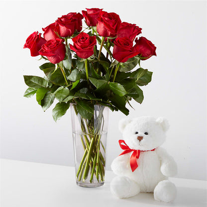 Romantic Long Stem Red Rose Bouquet Bundles –  Flowerland, Athol MA