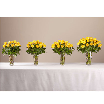 Long Stem Yellow Rose Bouquet –  Flowerland, Athol MA