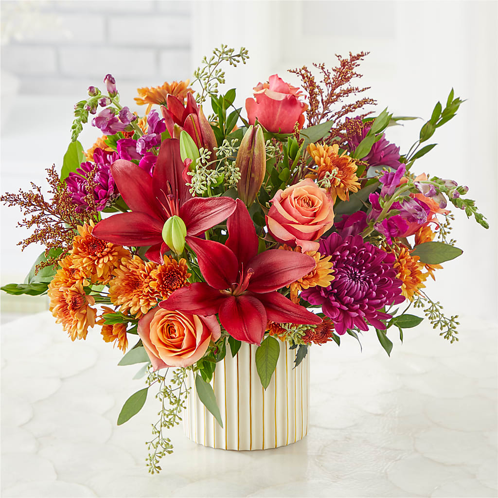 Burgundy Landscape Bouquet –  Flowerland, Athol MA