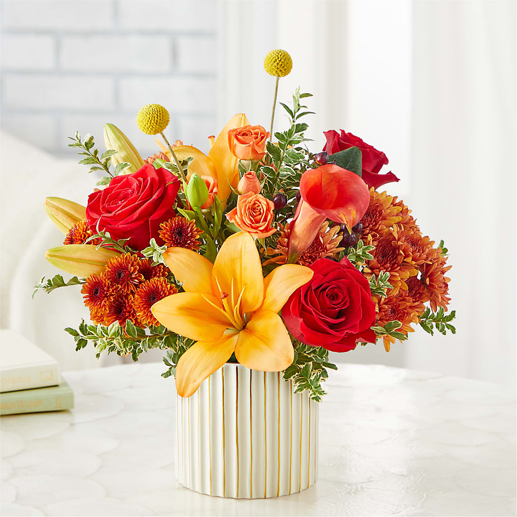 Scarlet Skies Bouquet –  Flowerland, Athol MA