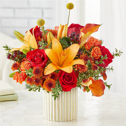Scarlet Skies Bouquet –  Flowerland, Athol MA