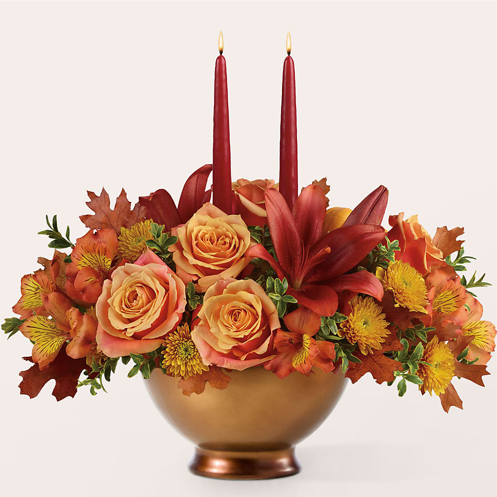 Harvest Table Centerpiece –  Flowerland, Athol MA