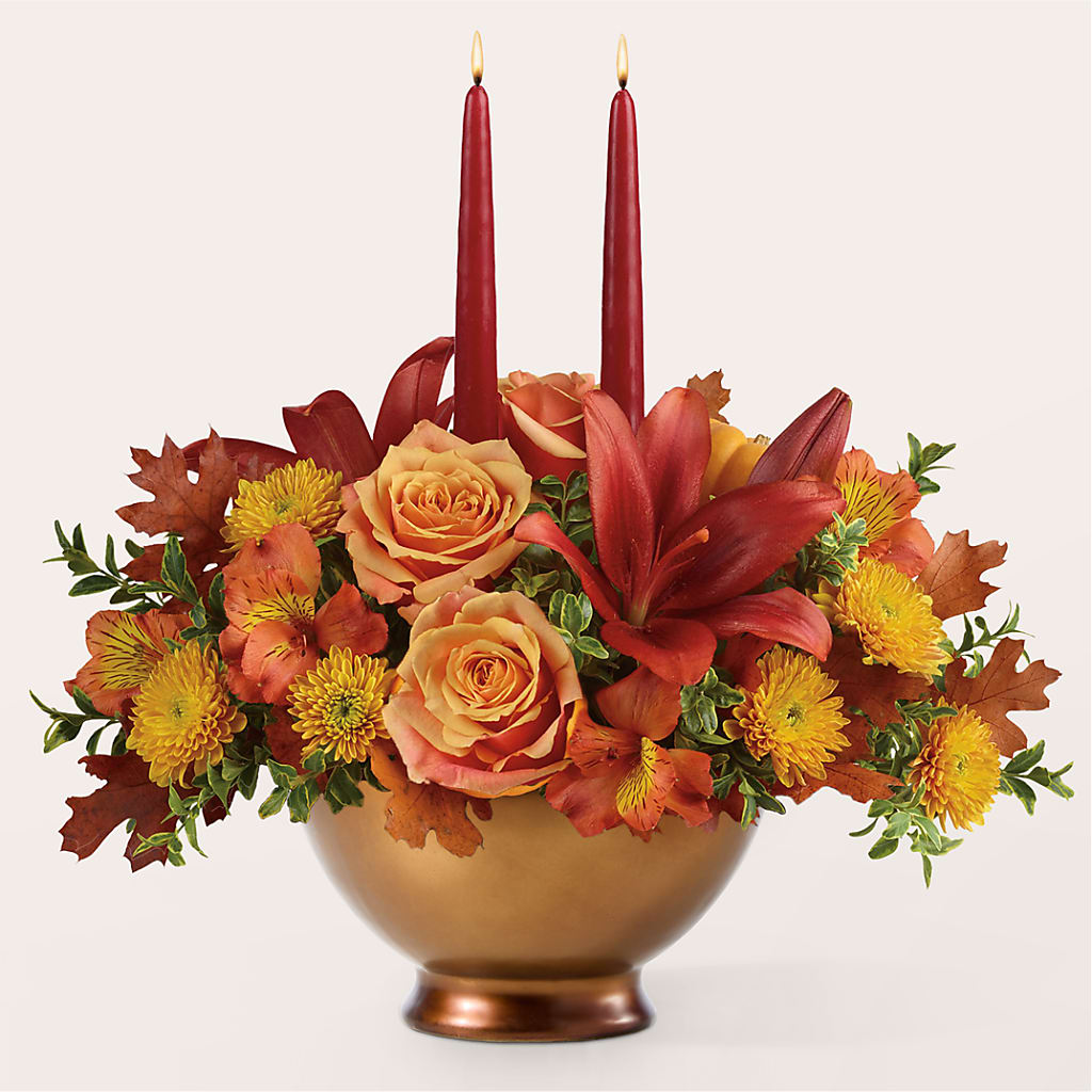 Harvest Table Centerpiece –  Flowerland, Athol MA