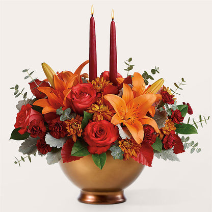 Fruits of Fall Centerpiece –  Flowerland, Athol MA