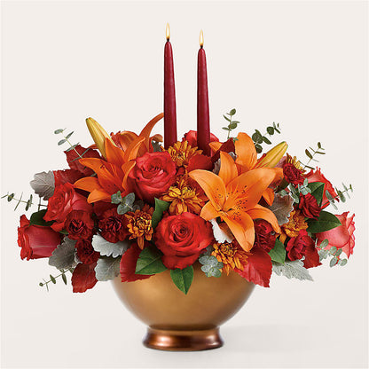 Fruits of Fall Centerpiece –  Flowerland, Athol MA