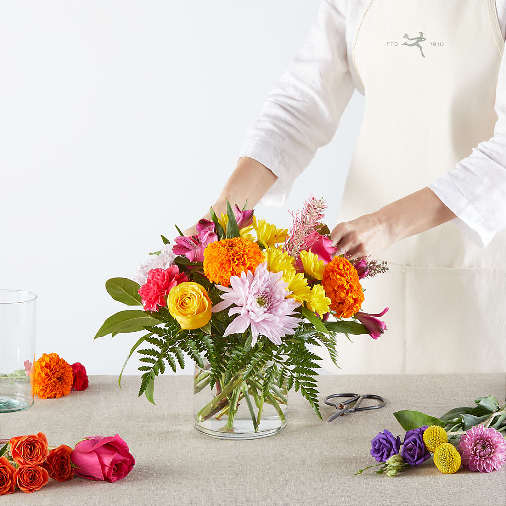 Feast of Color – A Florist Original –  Flowerland, Athol MA