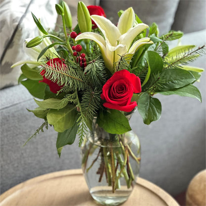 Sparkling Snowflakes Bouquet –  Flowerland, Athol MA