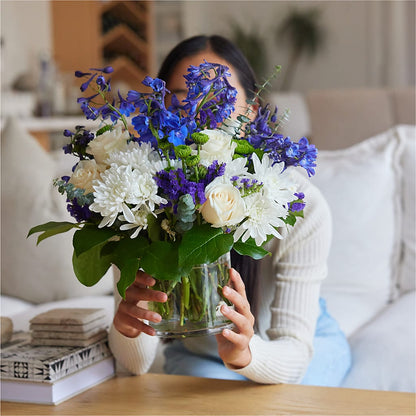 Cerulean Waves Bouquet –  Flowerland, Athol MA