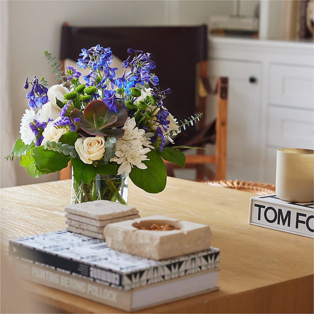 Cerulean Waves Bouquet –  Flowerland, Athol MA
