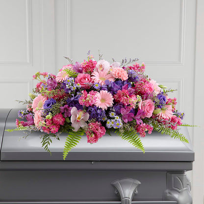 Glorious Garden Casket Spray –  Flowerland, Athol MA