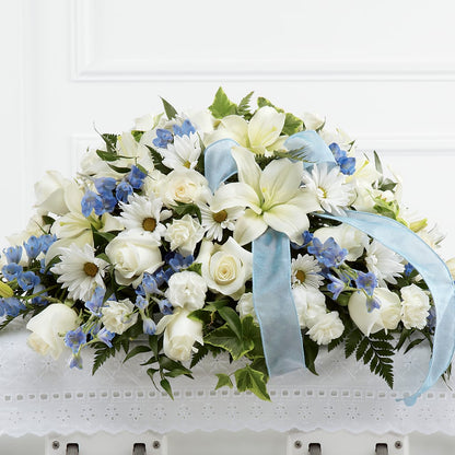 Tender Treasure Casket Spray –  Flowerland, Athol MA