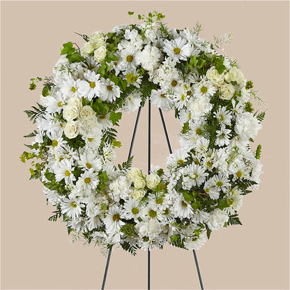 Faithful Wishes Wreath –  Flowerland, Athol MA